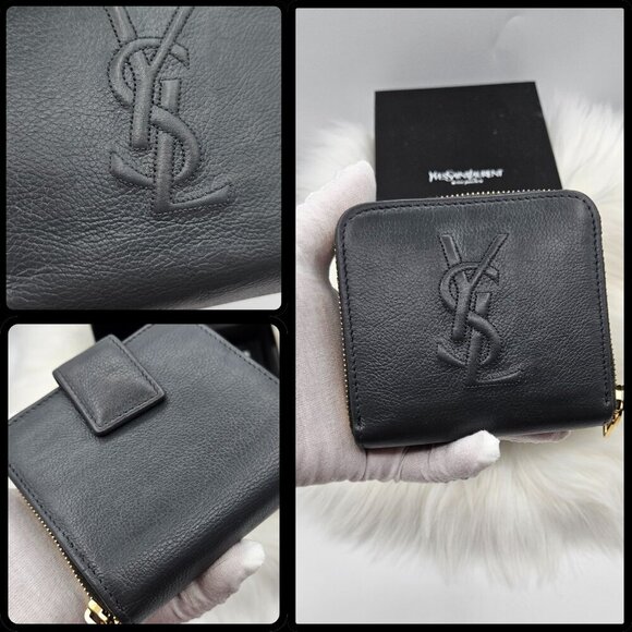 Saint Laurent  Bi-fold Wallet in Grey Leather - Picture 16 of 16